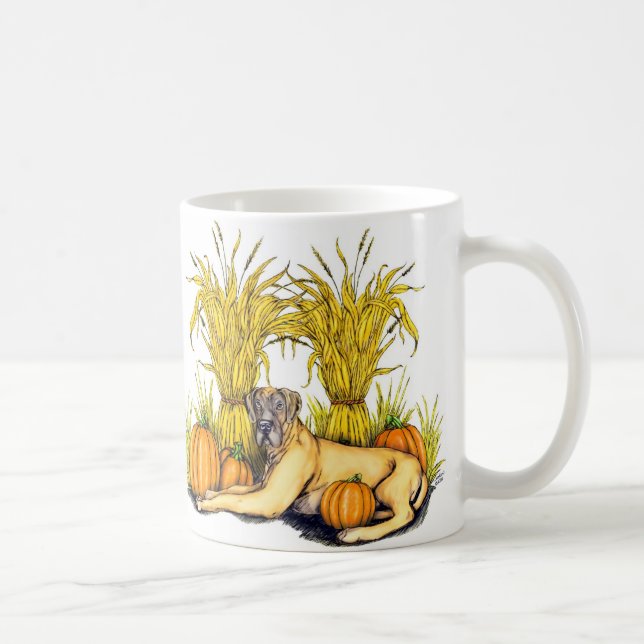 Great dane Fawn Harvest UC Kaffemugg (Höger)