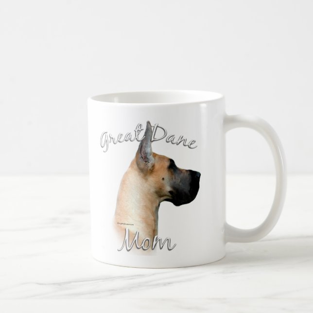 Great dane (fawn) Mamma 2 Kaffemugg (Höger)