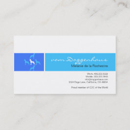 Great dane formell visitkort