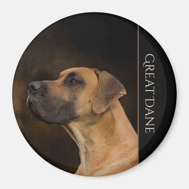 Great dane Fridge Magnet (Framsidan)
