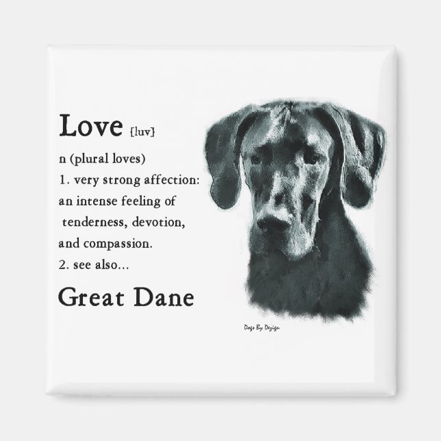 Great dane Gifts Magnet (Framsidan)