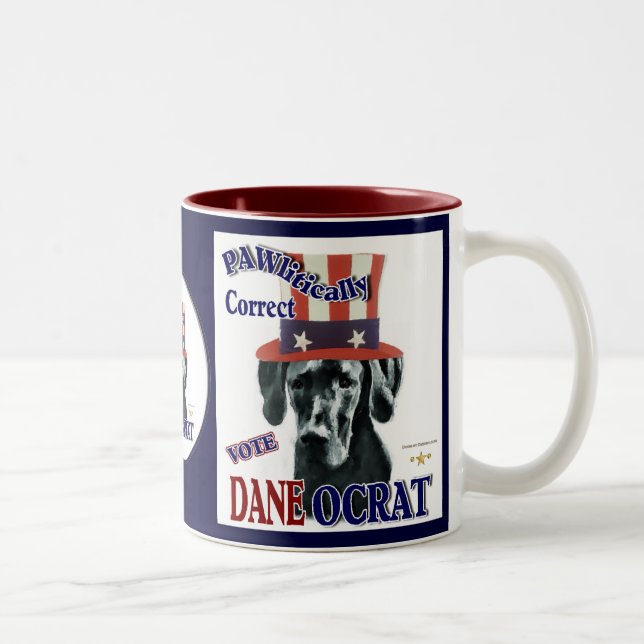 Great dane Gifts Två-Tonad Mugg (Höger)