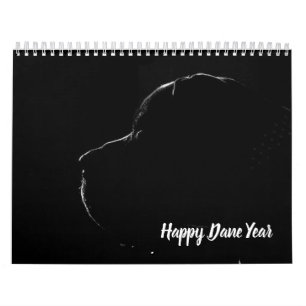 Great Dane-grafik Kalender