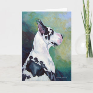 Great dane-gratulationskort kort