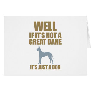 Great dane hälsningskort