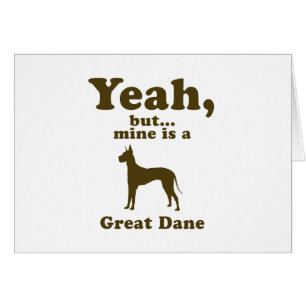 Great dane hälsningskort