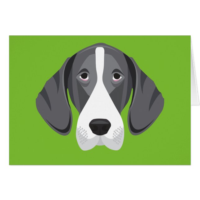 Great dane hälsningskort (Framsidan Horizontal)