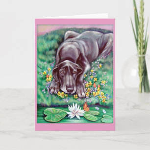 Great dane hälsningskort kort