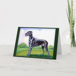 Great dane hälsningskort kort