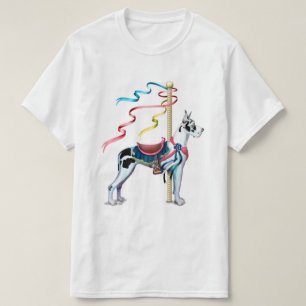 Great Dane Harlequin Karusell T Shirt