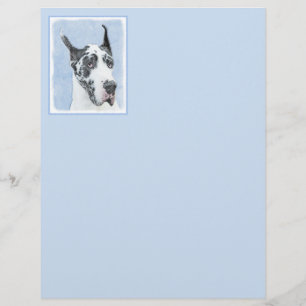 Great dane (Harlequin) - Originalkonst Hund