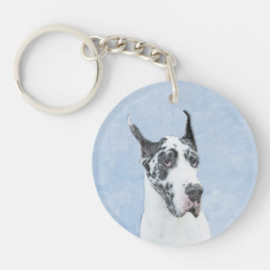 Great dane (Harlequin) - Originalkonst Hund