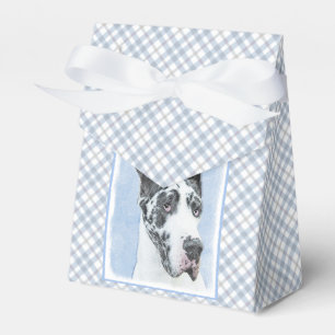 Great dane (Harlequin) - Originalkonst Hund Presentaskar