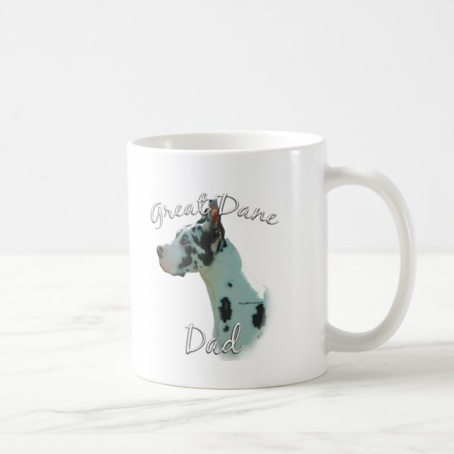 Great dane (harlequin) Pappa 2 Kaffemugg (Höger)