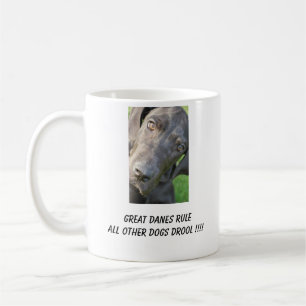Great dane härskar muggen kaffemugg