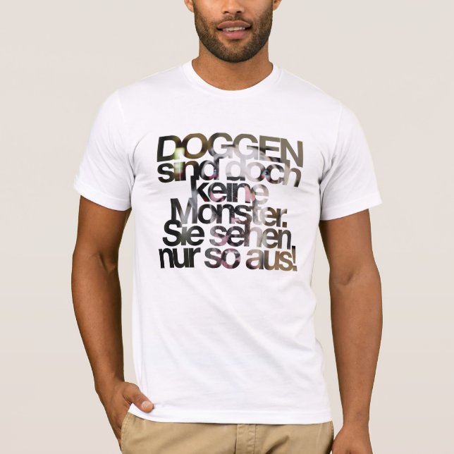 Great Dane härstamningsspråk T Shirt (Framsida)