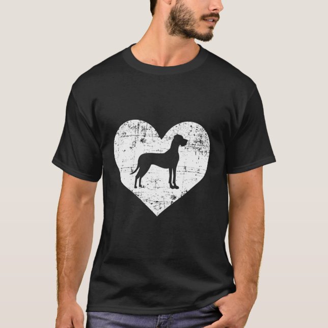 Great dane He T Shirt (Framsida)