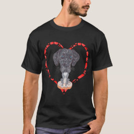 GREAT DANE HEART T SHIRT