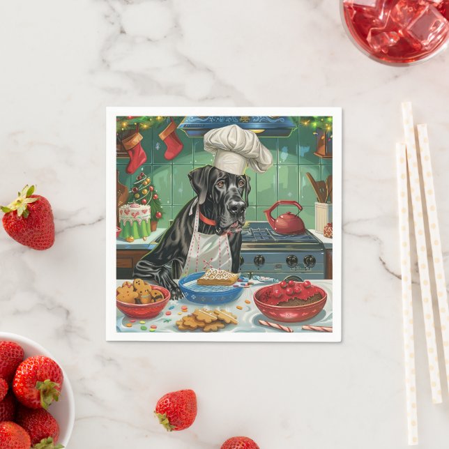 Great dane Helgdag Baking: julafton Pappersservett (Insitu)