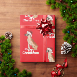 great dane Helgdag jul - Merry Santa Hat Presentpapper
