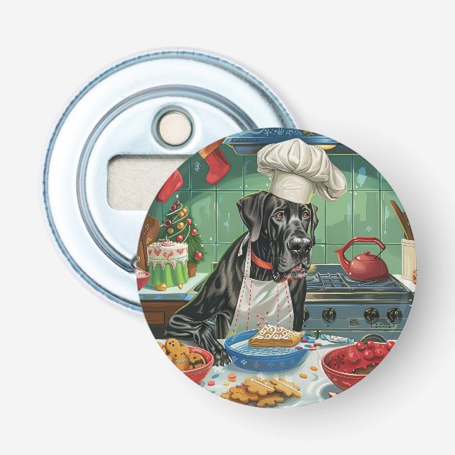 Great Dane Holiday Baking: Festiv jul Flasköppnare (Framsidan)