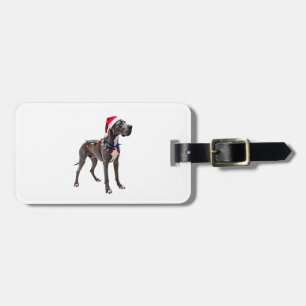 Great Dane Holiday Julbelysning (3) Bagagebricka