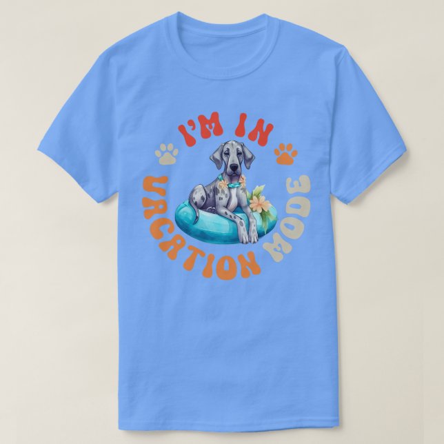 GREAT DANE HUND 1 T SHIRT (Design framsida)