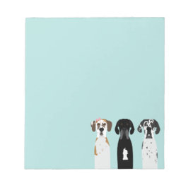 Great dane Hund Anteckningsblock