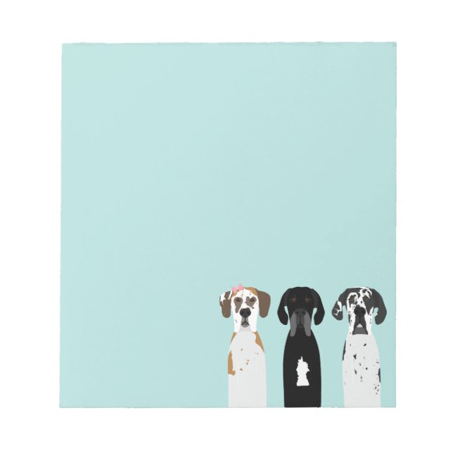 Great dane Hund Anteckningsblock (Framsida)