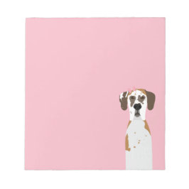Great dane Hund Anteckningsblock