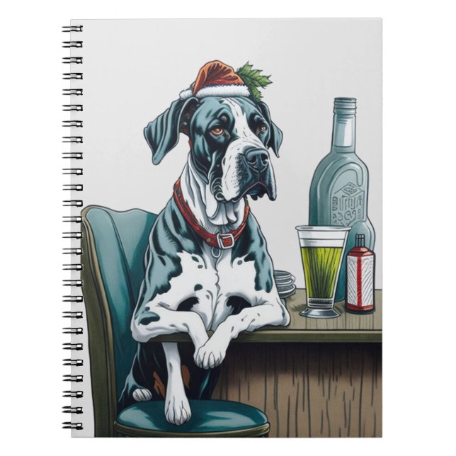 Great dane Hund Anteckningsbok (Framsidan)
