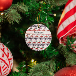 Great dane Hund aveln julstjärnor Julgransprydnad Keramik