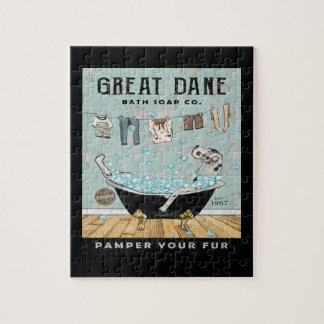 Great dane Hund Bath Soap Company Pussel