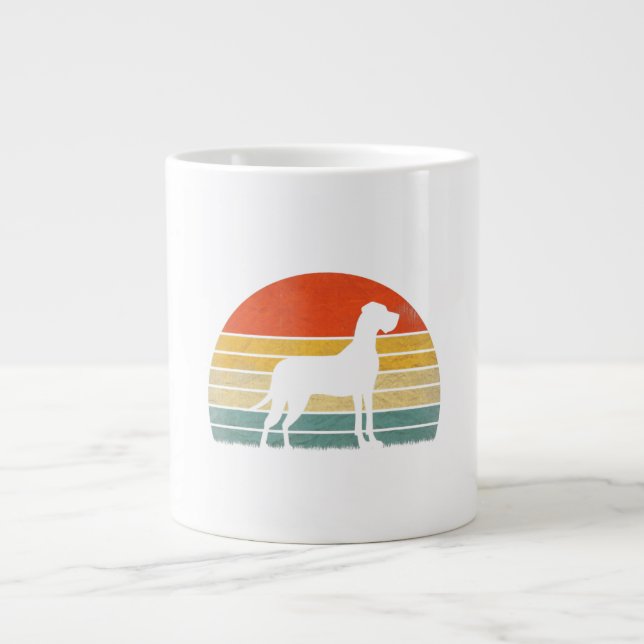  Great dane hund ger barn i manar  Jumbo Mugg (Framsidan)