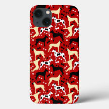 Great dane Hund Harlequin Fodral-Mate iPhone
