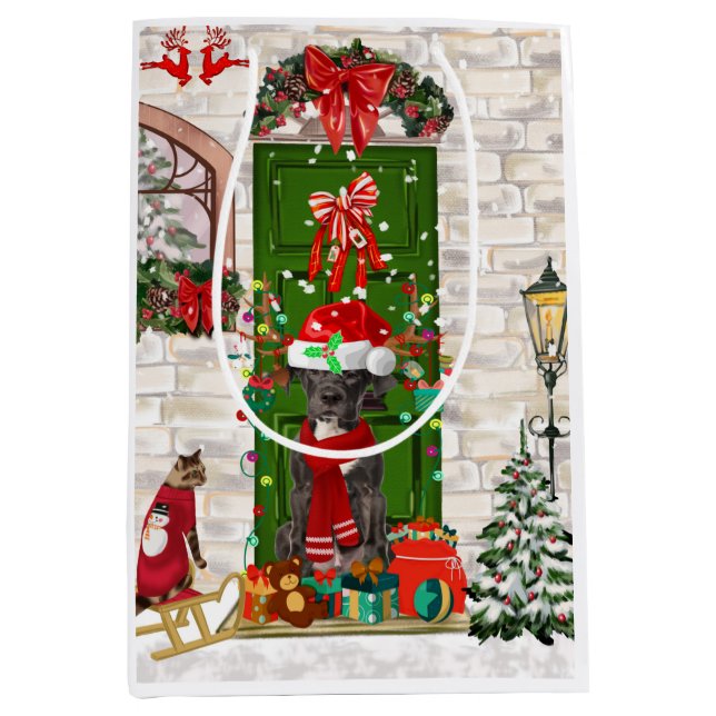 Great dane Hund jul (Framsidan)