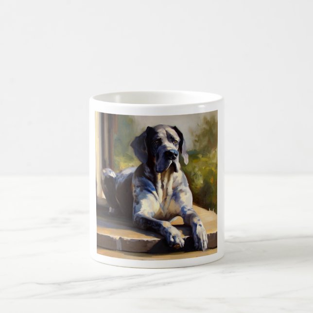 Great dane Hund Kaffemugg (Center)