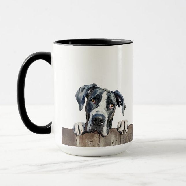 Great dane Hund Mugg (Vänster)
