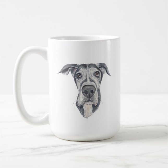 great dane Hund Mugg | 15 oz (Vänster)