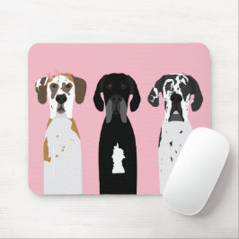 Great dane Hund Musmatta