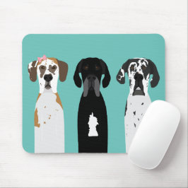 Great dane Hund Musmatta