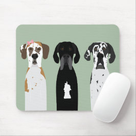 Great dane Hund Musmatta