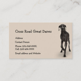 Great dane Hund Pet Animal Visitkort