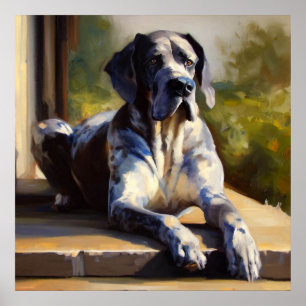 Great dane Hund Poster