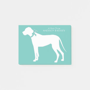 great dane Hund Puppy Post-it Block