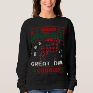 Great dane Hund Red Buffalo Play Gift Ugly Christm T Shirt