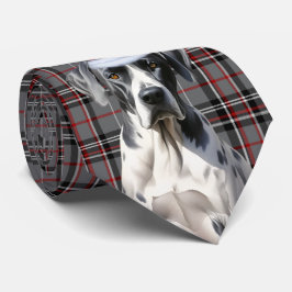 Great dane Hund Red och Grått Play-jul Slips