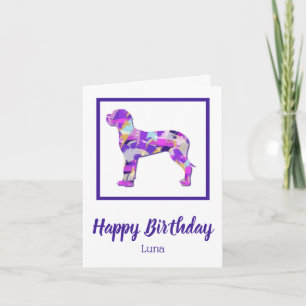 Great dane Hund Silhouette PPY&B Birthday Kort