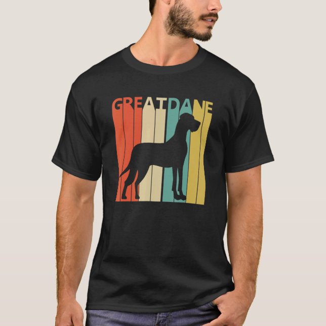 Great dane Hund T Shirt (Framsida)