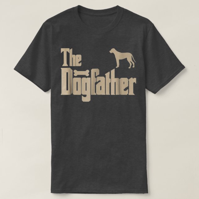 Great dane Hundälskare är Dogfather Manar T Shirt (Design framsida)